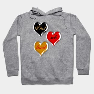 Germany Hearts - Deutsche Herzen Hoodie